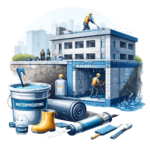 waterproofing works vector mumbai